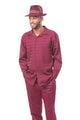 Montique Two Piece Set  burgundy