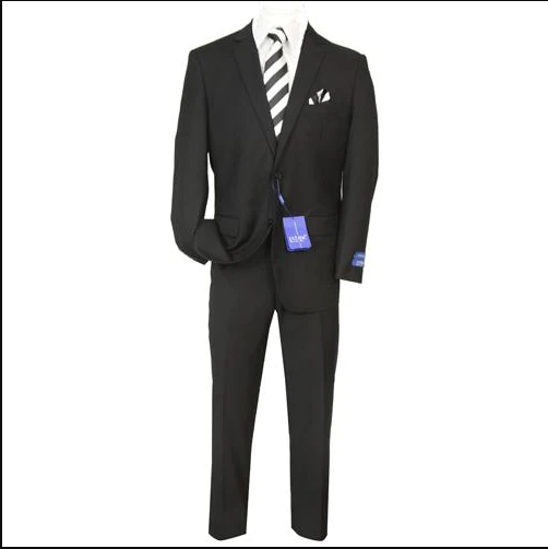 2 Button Vented without pleat fFat Front Pants Business ~ Wedding 2 piece Modern Fit Suits Side Vented 2 Piece Cheap Priced Business Suits Clearance Sale For Men 47815-8-2BV-NP Brown main image 1