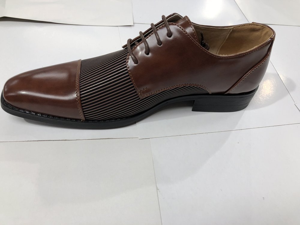 Masimo fancy dress shoe (brown and black) 2525 On Time Fashions Savannah Masimo fancy dress shoe (brown and black) 2525 On Time Fashions Savannah