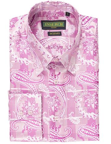 big and tall paisley dress shirt Synrgy by DXL Men's Big & Tall Large Paisley Sport Shirt - Blue