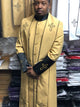 Mens Gold/Black Clergy Robe With Matching Stole