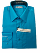 Valerio Dress Shirt Turquoise Big and Tall Sizes Available!