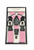 Pink Suspenders Button &amp; Clip convertible