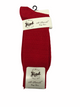 Basket Weave Dress Socks Red