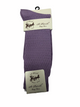 Basket Weave Dress Socks Lavender