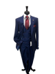 Needle and Stitch Blue Windowpane Slim Fit suit