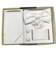 Solid White 5 Pcs. Bow Tie/Tie Gift Set