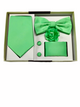 Solid Lime Green 5 Pcs. Bow Tie/Tie Gift Set