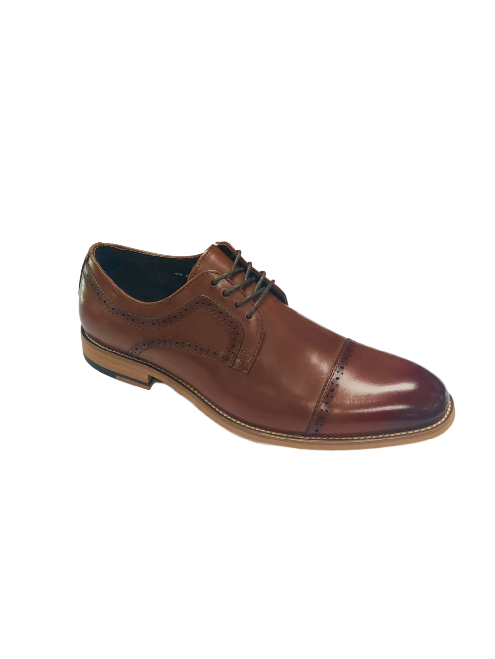 Dickinson Cap Toe Oxford Cognac Stacy Adams