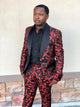 BRS 2913 Biarelli Red Tuxedo with Matching Pants