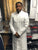 Mens White/White Clergy Robe With Matching Stole