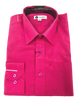 Valerio Dress Shirt Fuchsia Big and Tall Sizes Available!