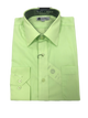 Valerio Dress Shirt Light Green Green Big and Tall Sizes Available!