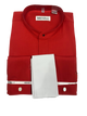 Red Clergy Roman Collar Shirt By Menz