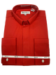 Red Tab Collar Clergy Shirt by Menz