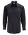 Lucasini Mens Black Regular Fit 300 Series Dress Shirt - Ferrecci USA 