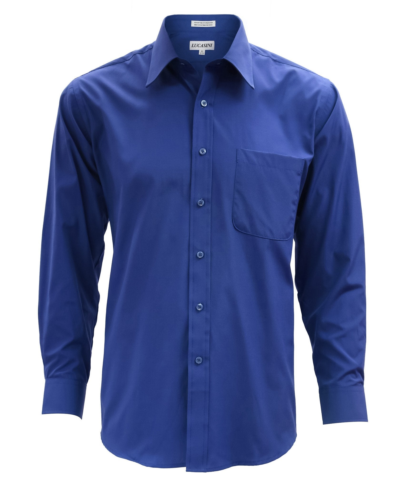 Lucasini Mens Royal Blue Regular Fit 300 Series Dress Shirt On Time Fashions Savannah Lucasini Mens Royal Blue Regular Fit 300 Series Dress Shirt On Time Fashions Savannah