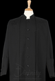 Mens Black/Black Clergy Robe With Matching Stole