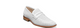 Belfair Moc Toe Penny Slip On White