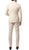 Mens ZNL22S 2pc 2 Button Slim Fit Tan Zonettie Suit - Ferrecci USA 