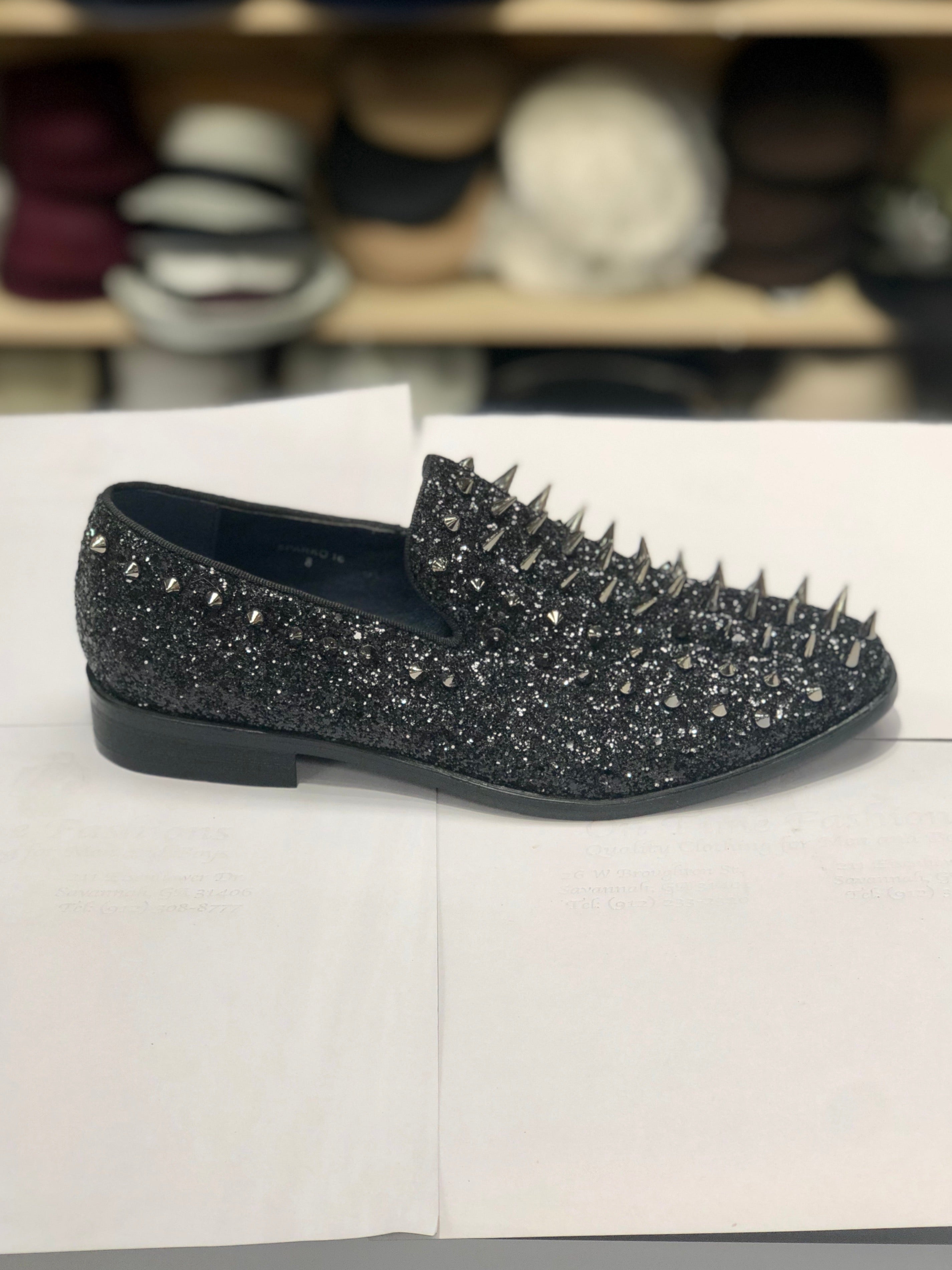 Spiked black shoes Clearance