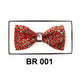 Red and Gold Rhinestone Bowtie